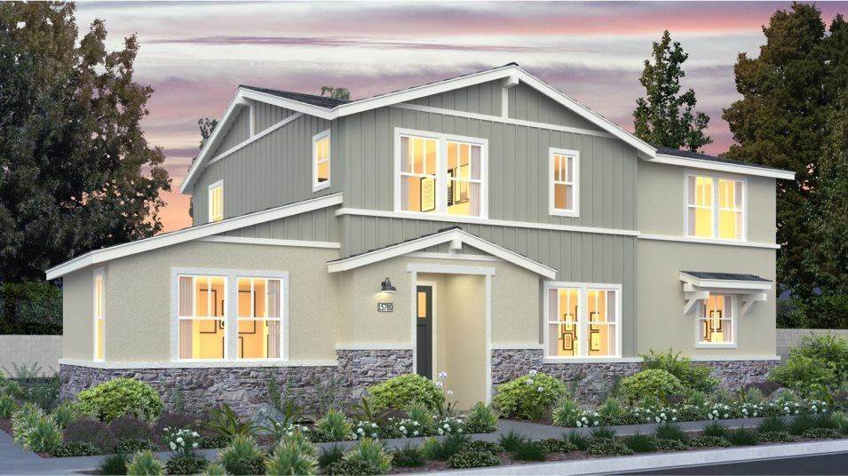 单亲家庭 为 销售 在 Gabion Ranch - Stonebrook - Residence Two 16515 Monteviejo Street FONTANA, CALIFORNIA 92336 UNITED STATES