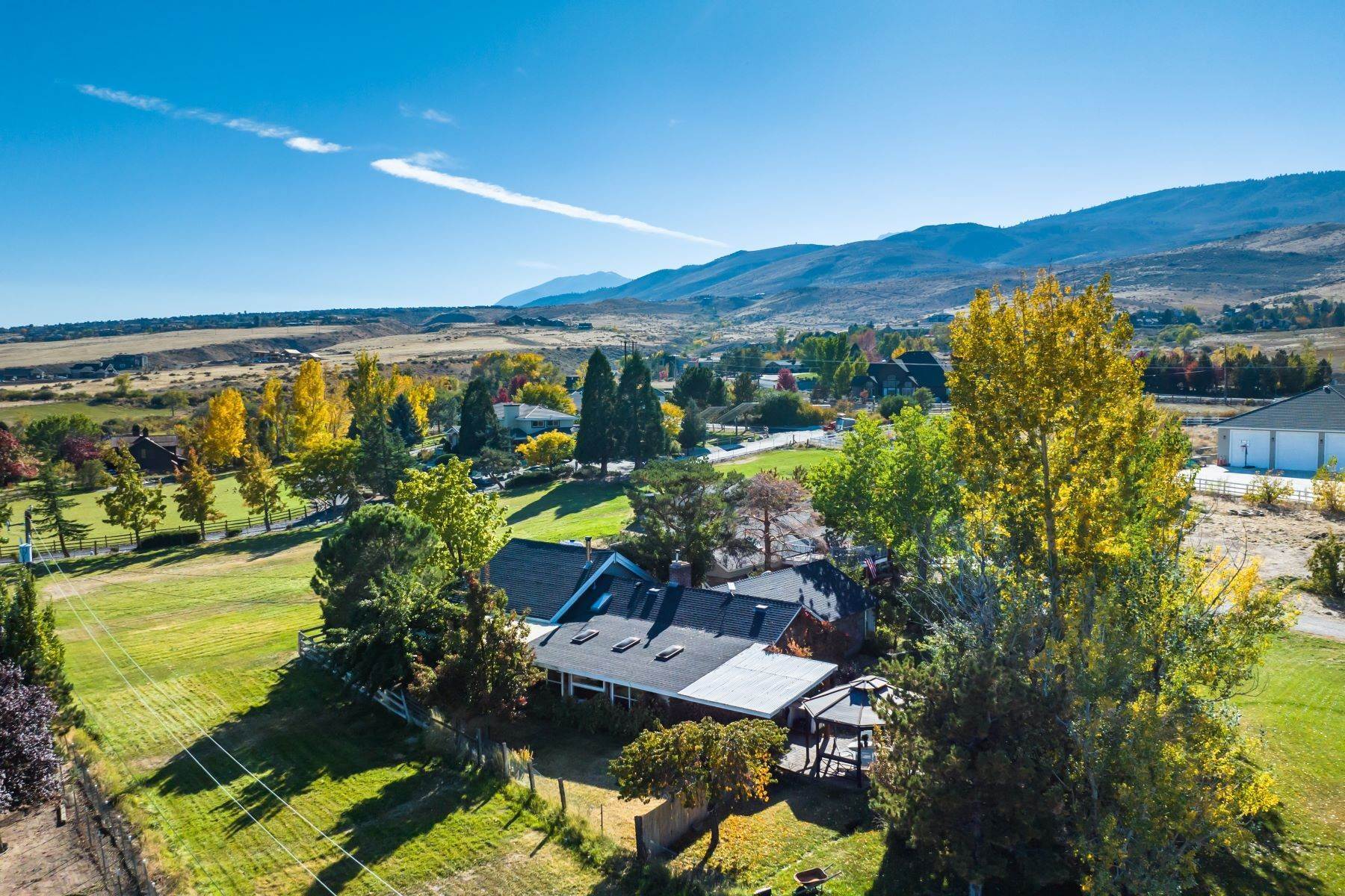 Single Family Homes for Active at Historic Reno Ranch Property with Guest Home & Water Rights 4000 Lone Tree Lane Reno, Nevada 89511 United States