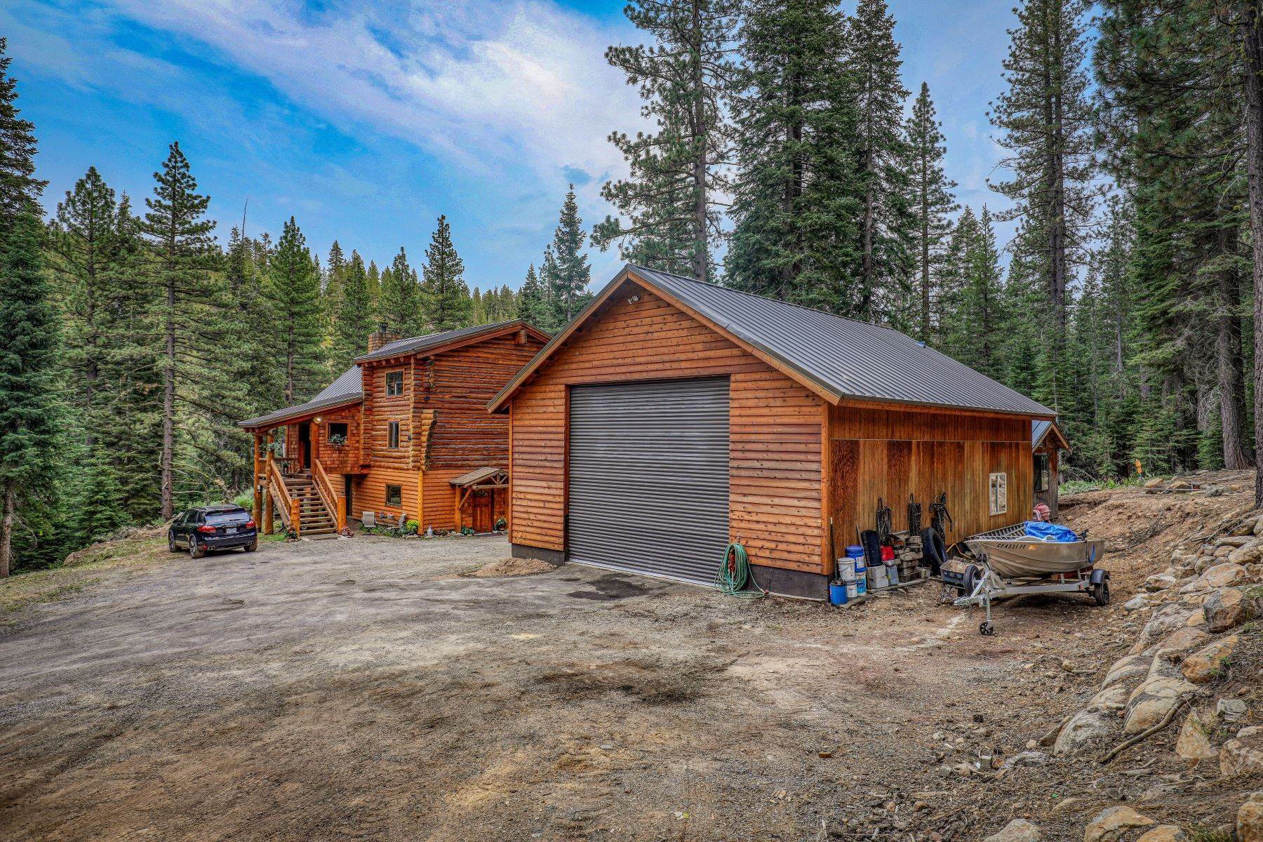 41. Single Family Homes for Active at Custom Log home on 2.2 Acres 8675 River Road Truckee, California 96161 United States