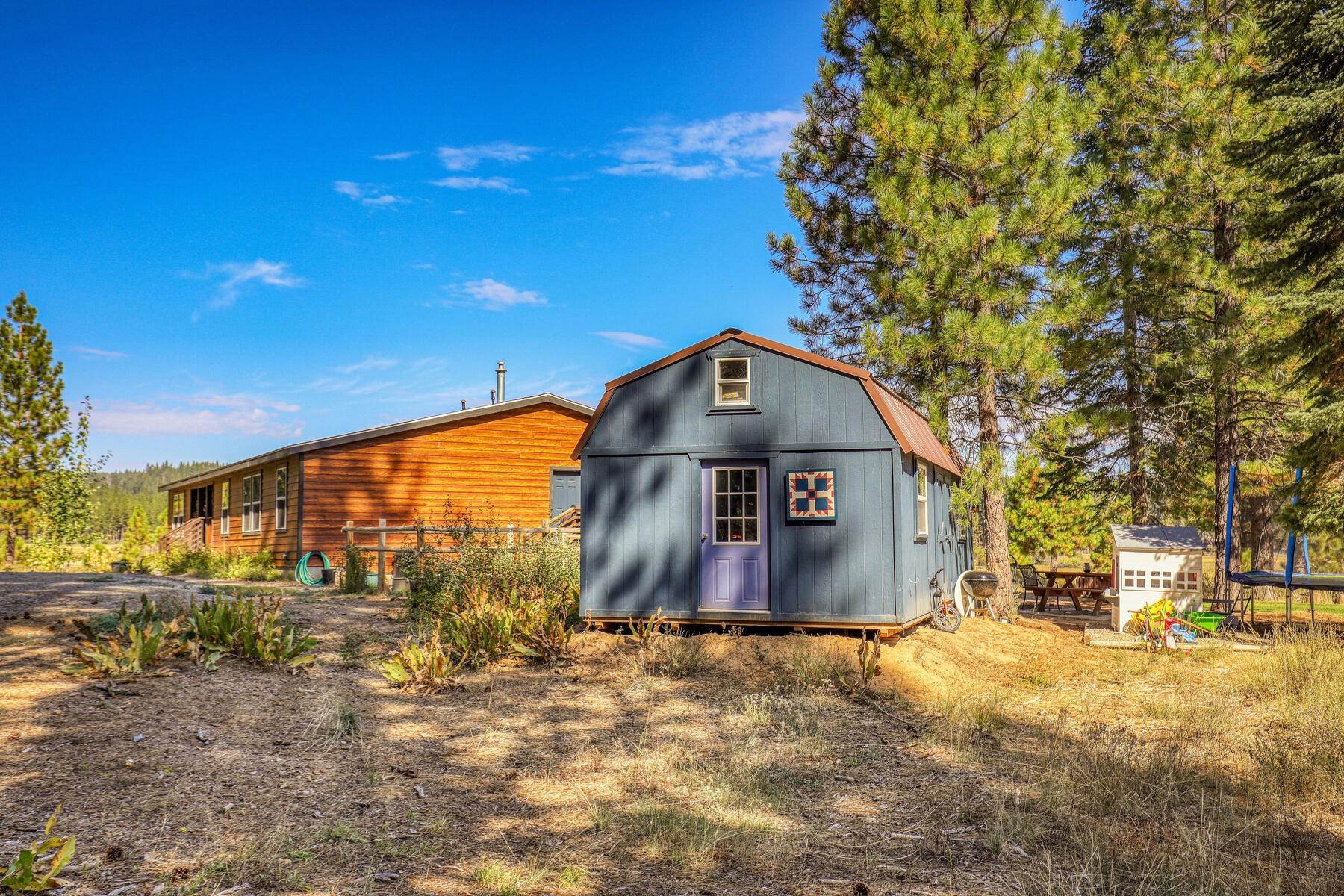 28. Single Family Homes for Active at 10 Acre Mountain Retreat Overlooking Meadow 1015 Mountain Quail Road Calpine, California 96124 United States