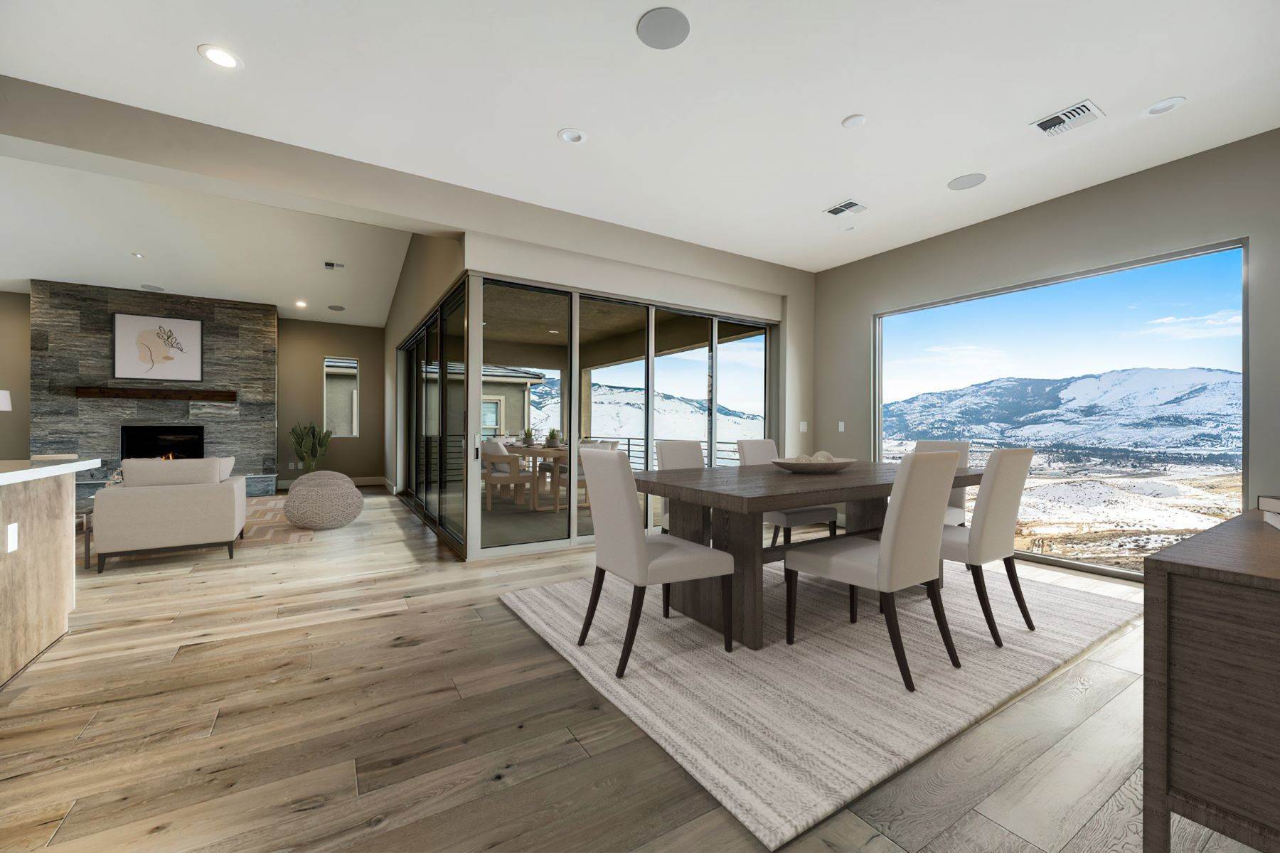 16. Single Family Homes for Active at New Construction Home with Expansive Views 2241 Cold Creek Trail Reno, Nevada 89523 United States