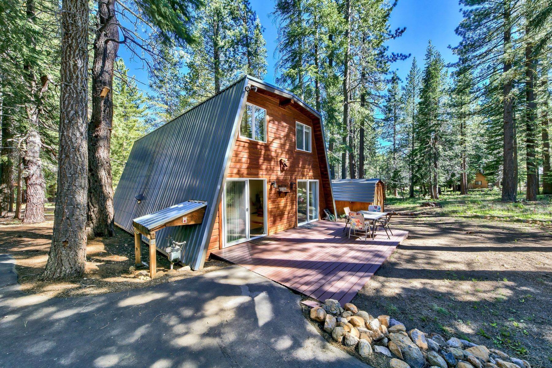 Single Family Homes for Active at Beautifully Remodeled Cabin With Room to Build 2 Car Garage and ADU 13081 Davos Dr Truckee, California 96161 United States
